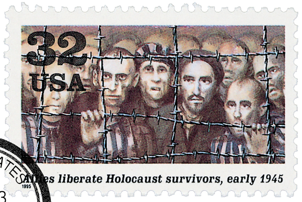 2981e - 1995 32c Allies liberate Holocaust survivers