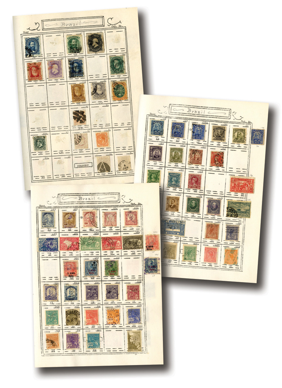 1866-1965 Brazil Stamp Collection