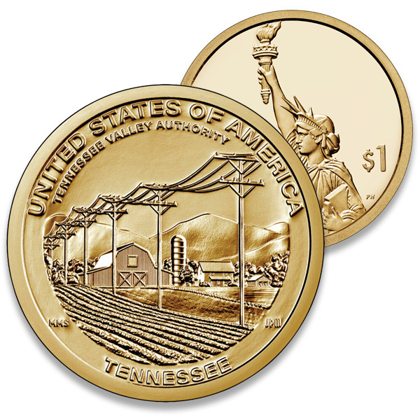CAI034 - 2022 $1.00 American Innovation - Tennessee Valley