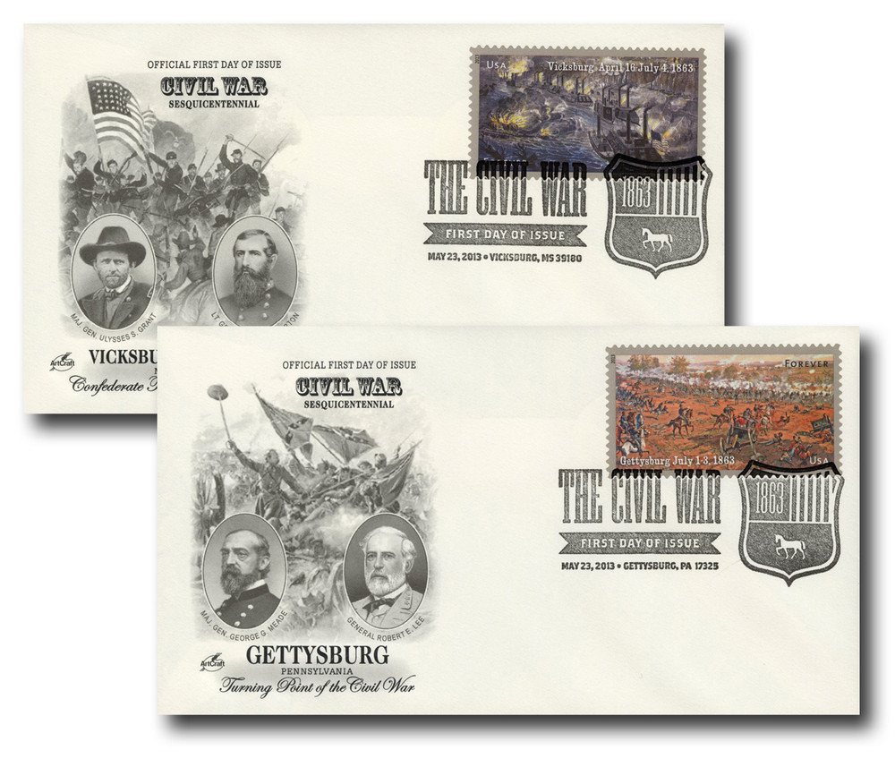 4787-88 - 2013 First-Class Forever Stamp - The Civil War