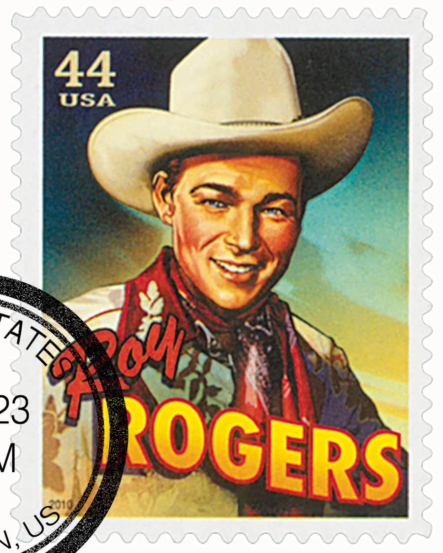 4446 - 2010 44c Cowboys of the Silver Screen - Roy Rogers - Mystic