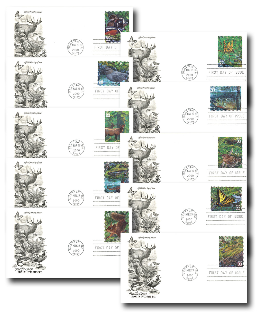 325070 -- Classic First Day Cover Set -- First Day Cover