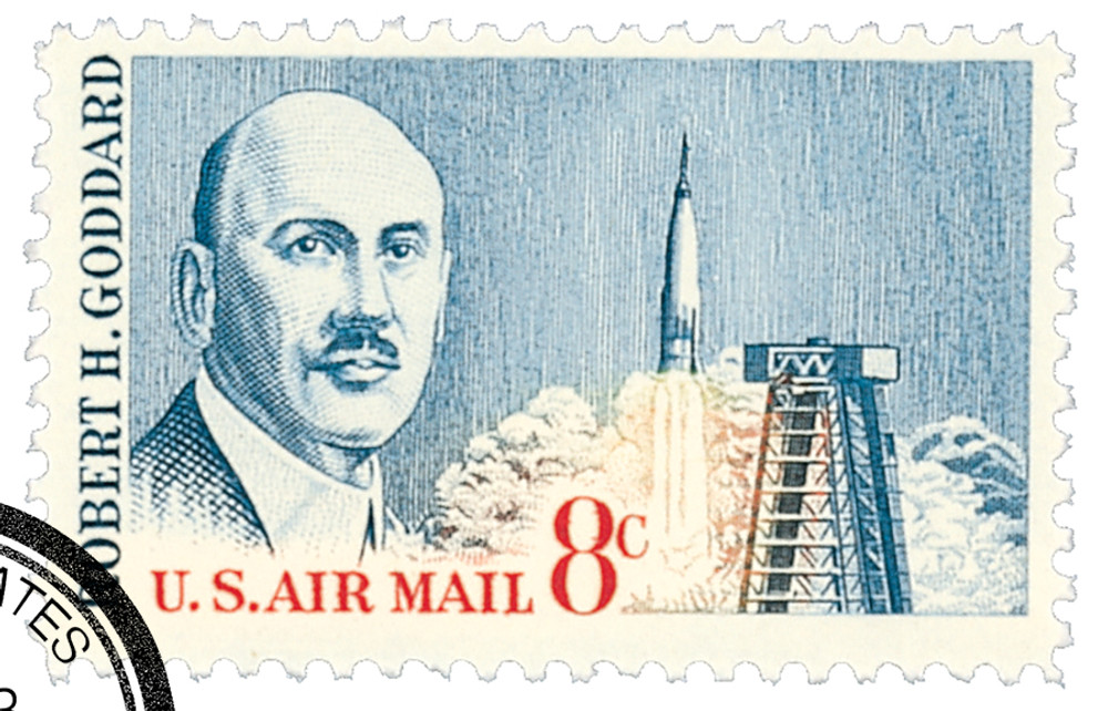 C69 - 1964 8c Robert H Goddard - Mystic Stamp Company