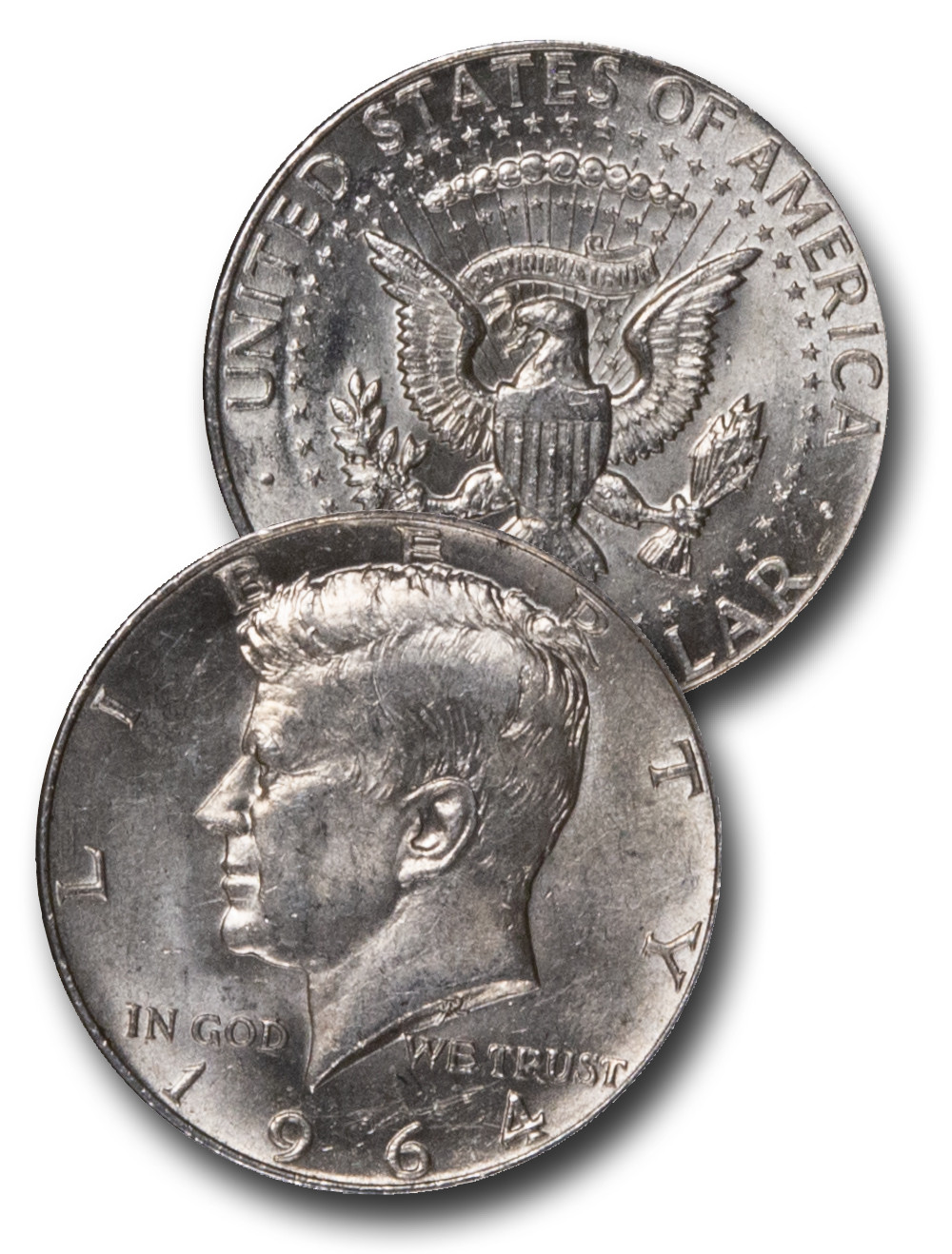 CH-964 - 1964 John F. Kennedy Half Dollar, 90% Silver - Mystic