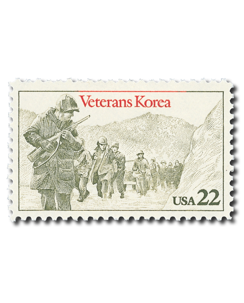 2152 - 1985 22c Korean War Veterans - Mystic Stamp Company