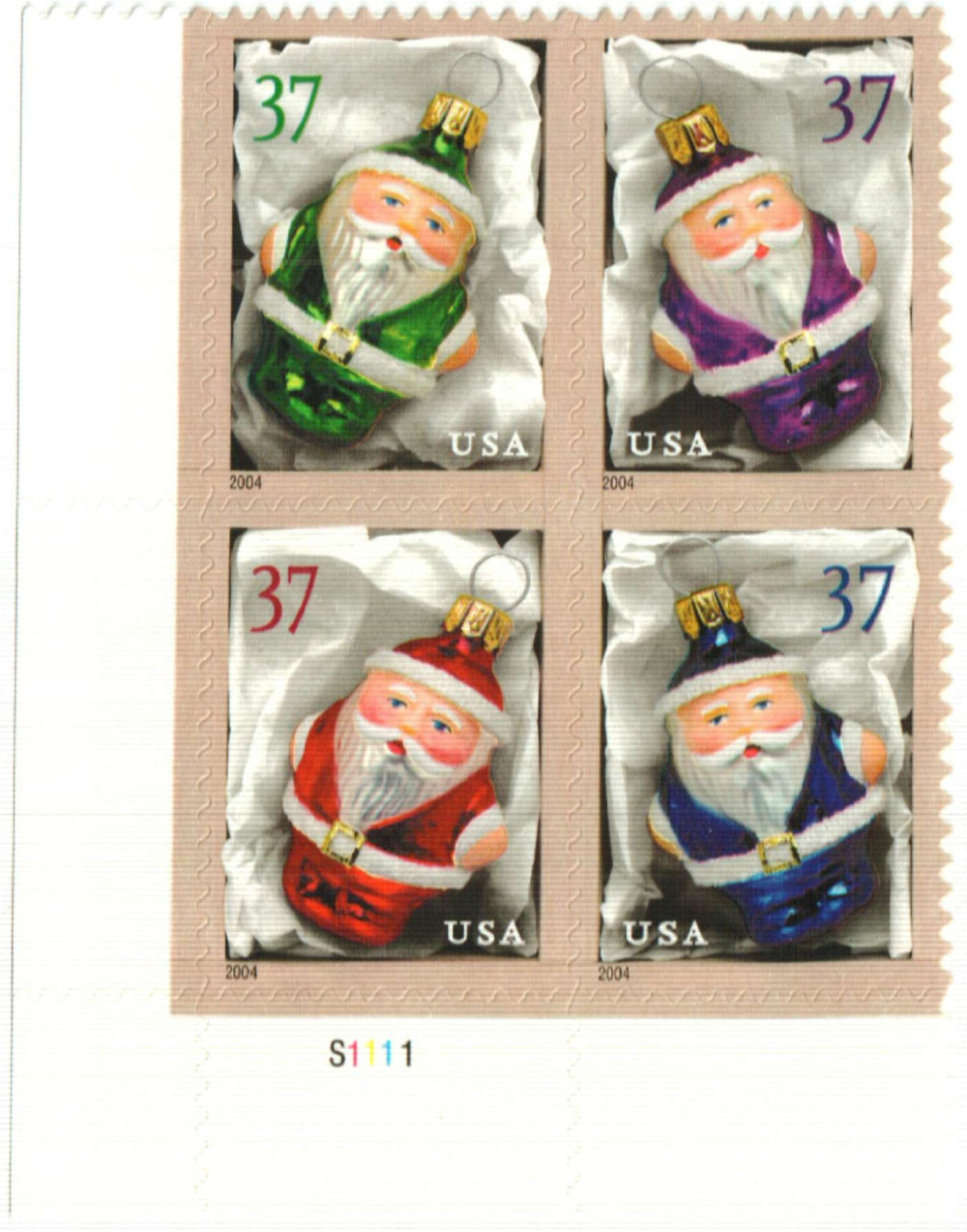 330201 -- Mint Plate Block -- Mint Stamp(s)
