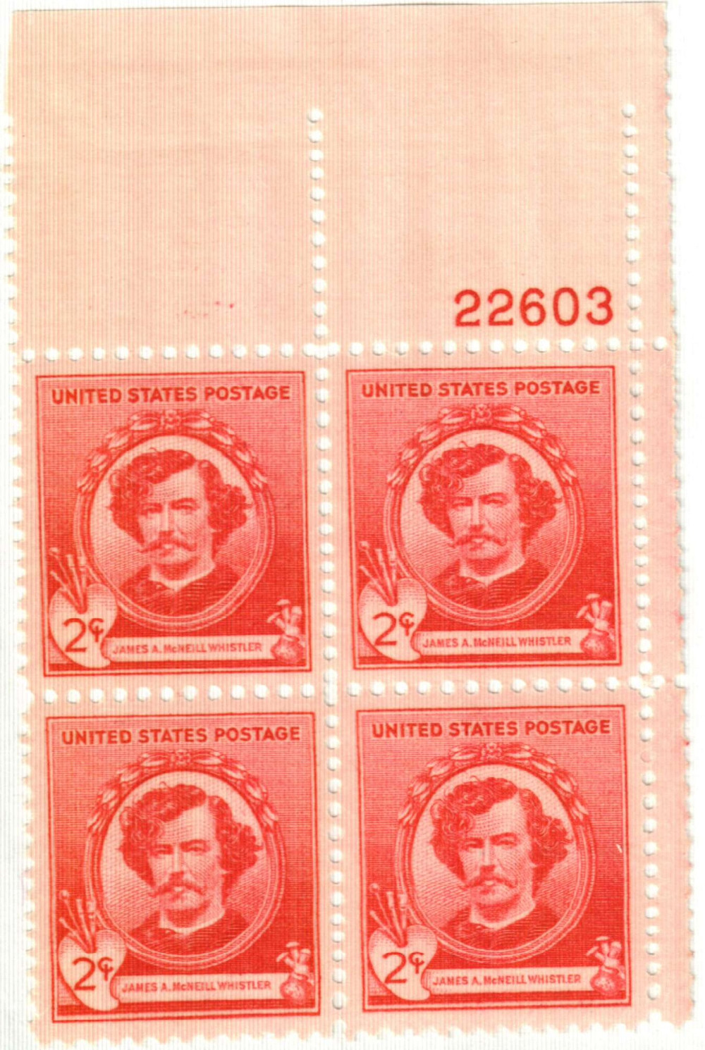 345441 -- Mint Plate Block -- Mint Stamp(s)