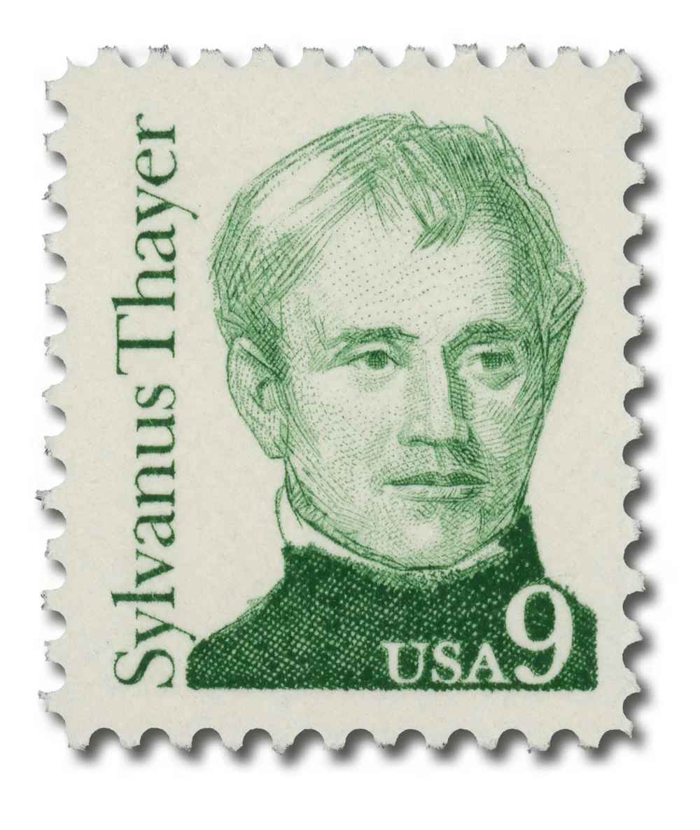 1852 - 1985 9c Great Americans Series: Sylvanus Thayer - Mystic