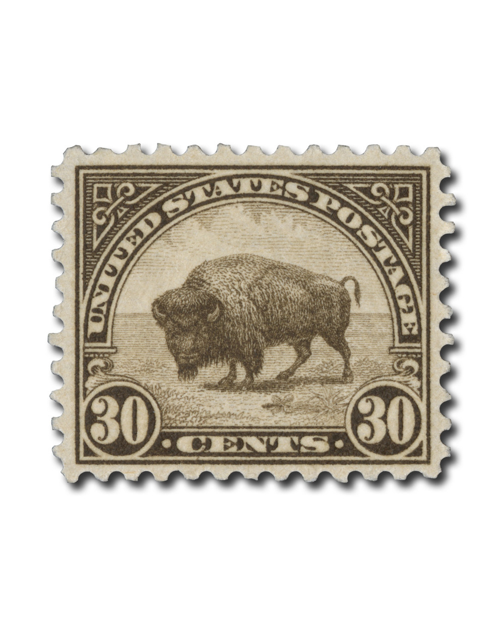 700 - 1931 30c American Bison, Brown, Perf. 10.5x11 - Mystic Stamp