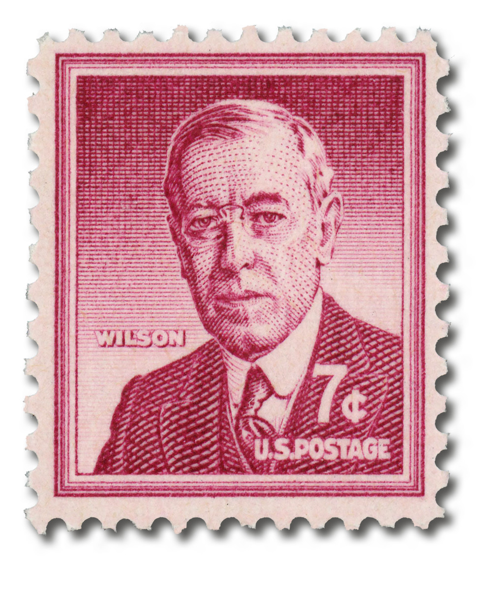 ポリシーリビティーR 1040 - 1956 7c Liberty Series: Woodrow Wilson - Mystic Stamp Company