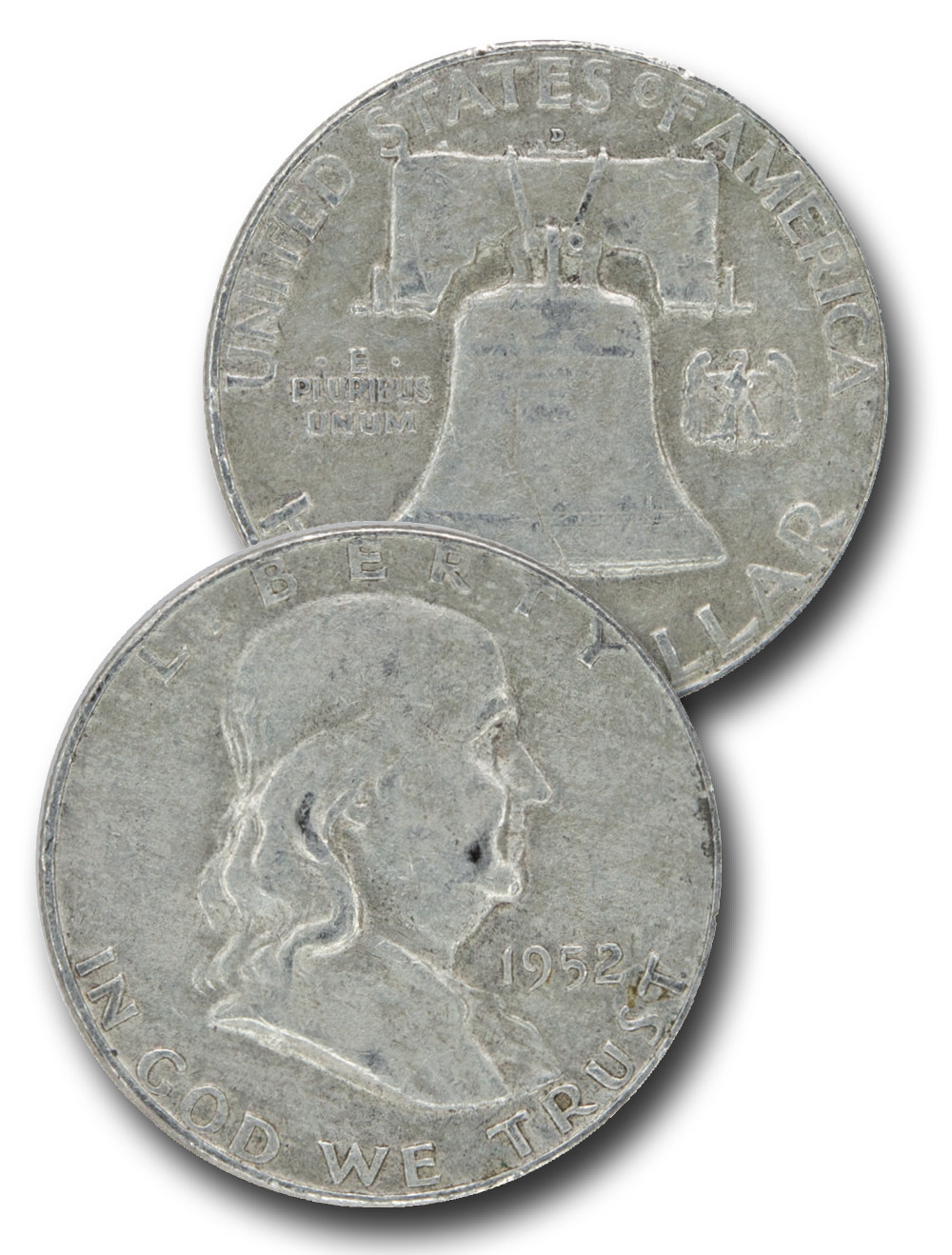 アメリカ1記念ドルまとめ CH-952D - 1952-D Benjamin Franklin Half Dollar - Mystic Stamp Company