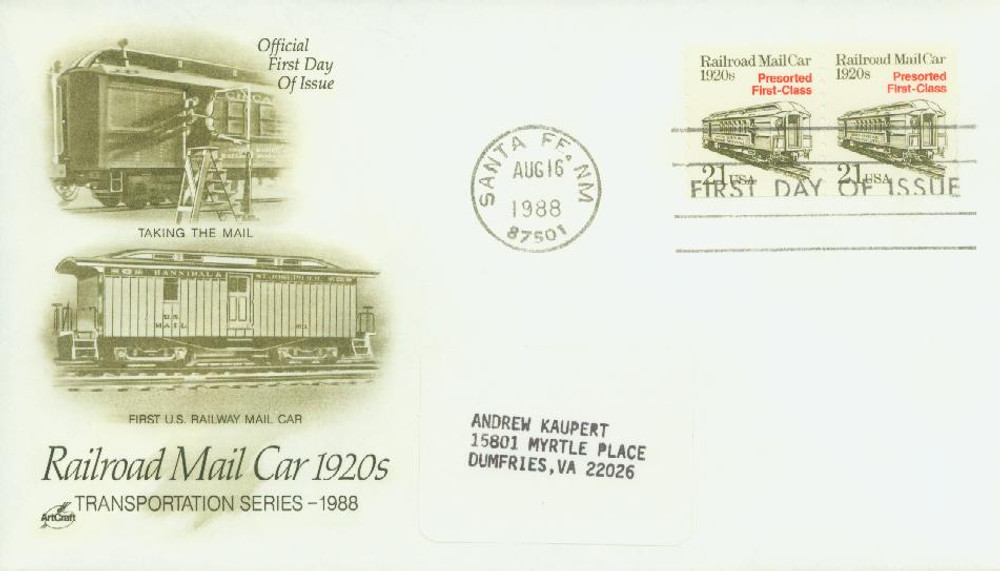 311915 -- Classic First Day Cover -- First Day Cover