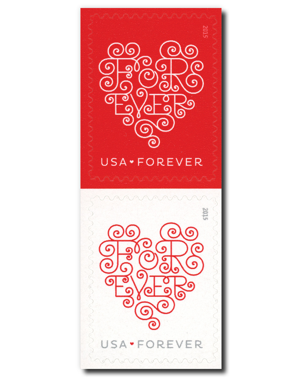 4955-56 - 2015 First-Class Forever Stamp - Love Series: Forever