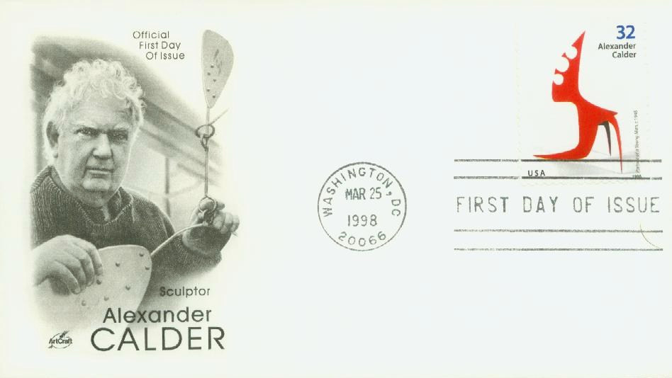 3201 - 1998 32c Alexander Calder: 