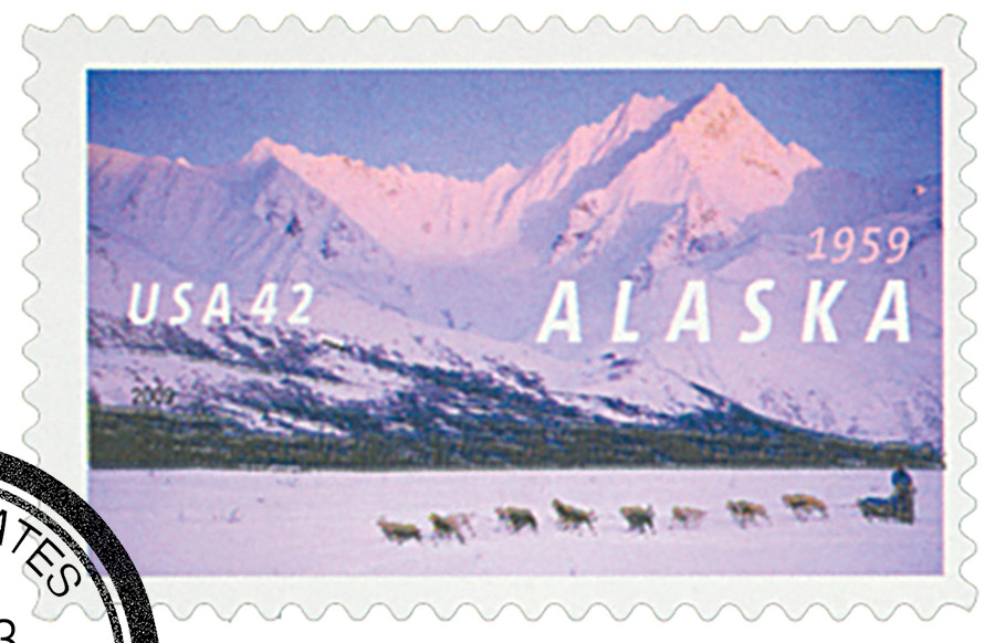 4374 - 2009 42c Alaska Statehood - Mystic Stamp Company