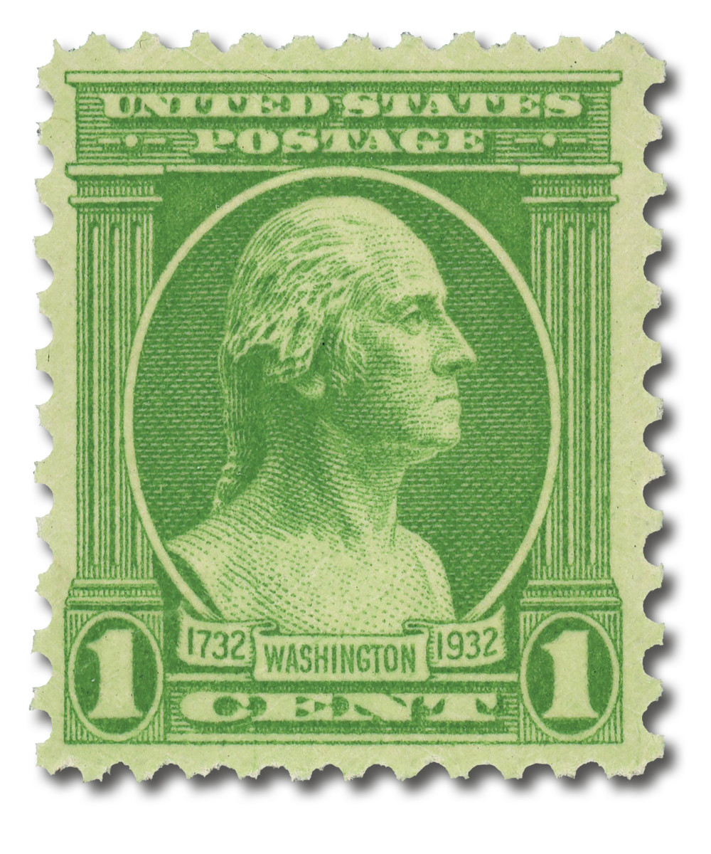 What Is Commissioner デスコア　ダブステ 705 - 1932 1c Washington, Green - Mystic Stamp Company
