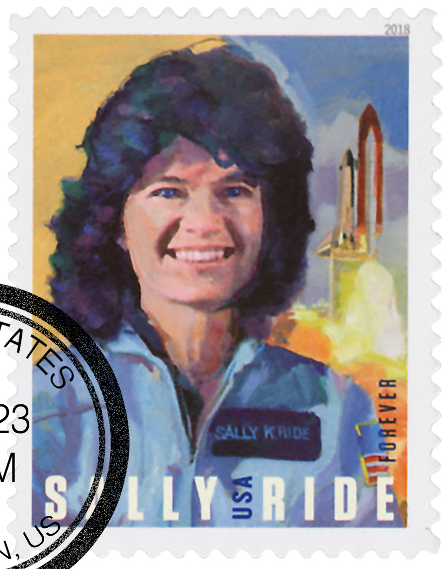 5283 - 2018 First-Class Forever Stamp - Sally Ride - Mystic Stamp