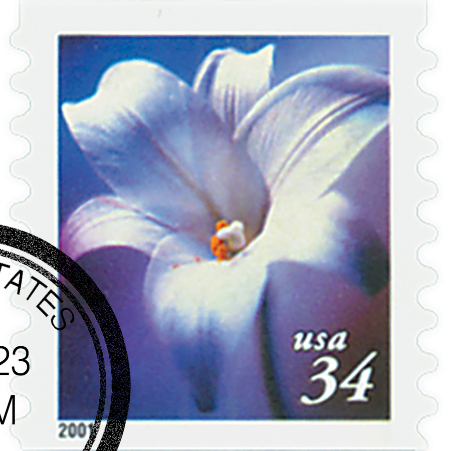 stamps 2.1～ 3481 - 2000 34c Flowers: Longifloruim, Coil - Mystic Stamp Company