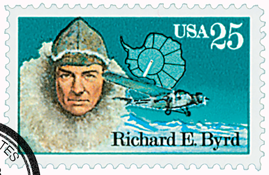 2388 - 1988 25c Antarctic Explorers: Richard E. Byrd - Mystic