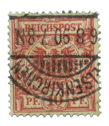 切手89 48 - 1889 Germany - Mystic Stamp Company