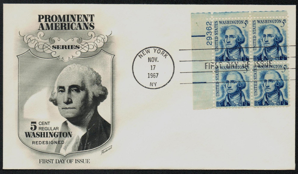 434522 -- Fleetwood First Day Cover (Plate Block) -- First Day Cover