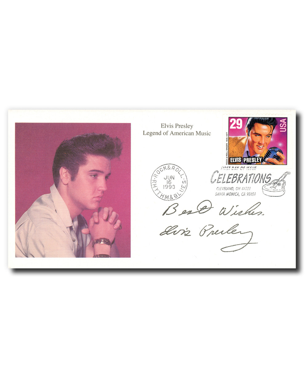 2731 - 1993 29c Legends of American Music: Elvis Presley, booklet