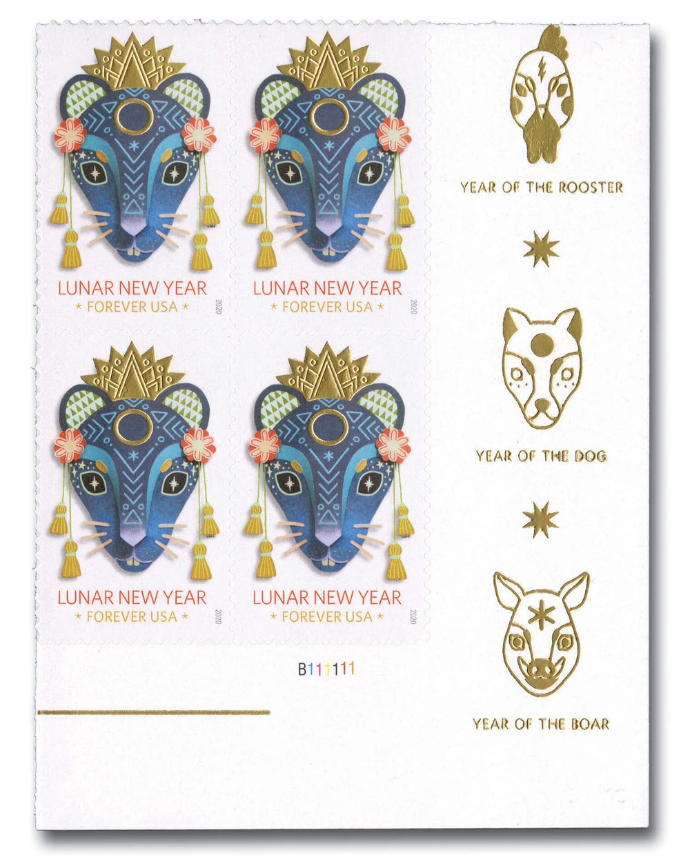 1996 China Year Of The Rat Stamps - MNH, Never Hinged, Complete Set 2678-2679 - View #2