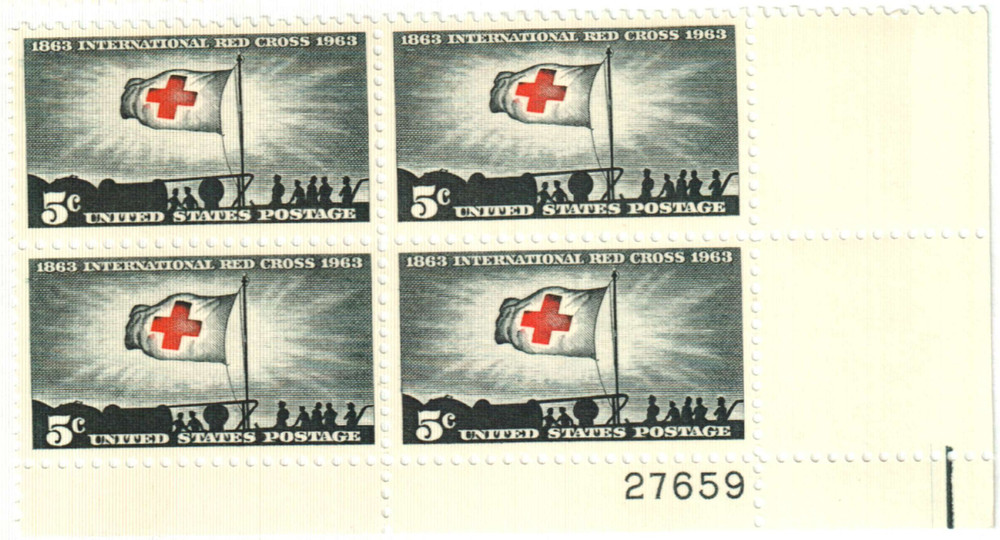 302055 -- Mint Plate Block -- Mint Stamp(s)