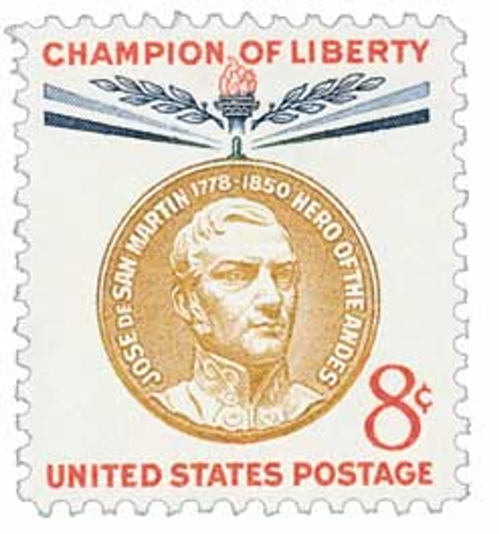 完売‼️ UNION Issue 07 Spring & Summer 2015 1126 - 1959 8c Champions of Liberty: Jose de San Martin