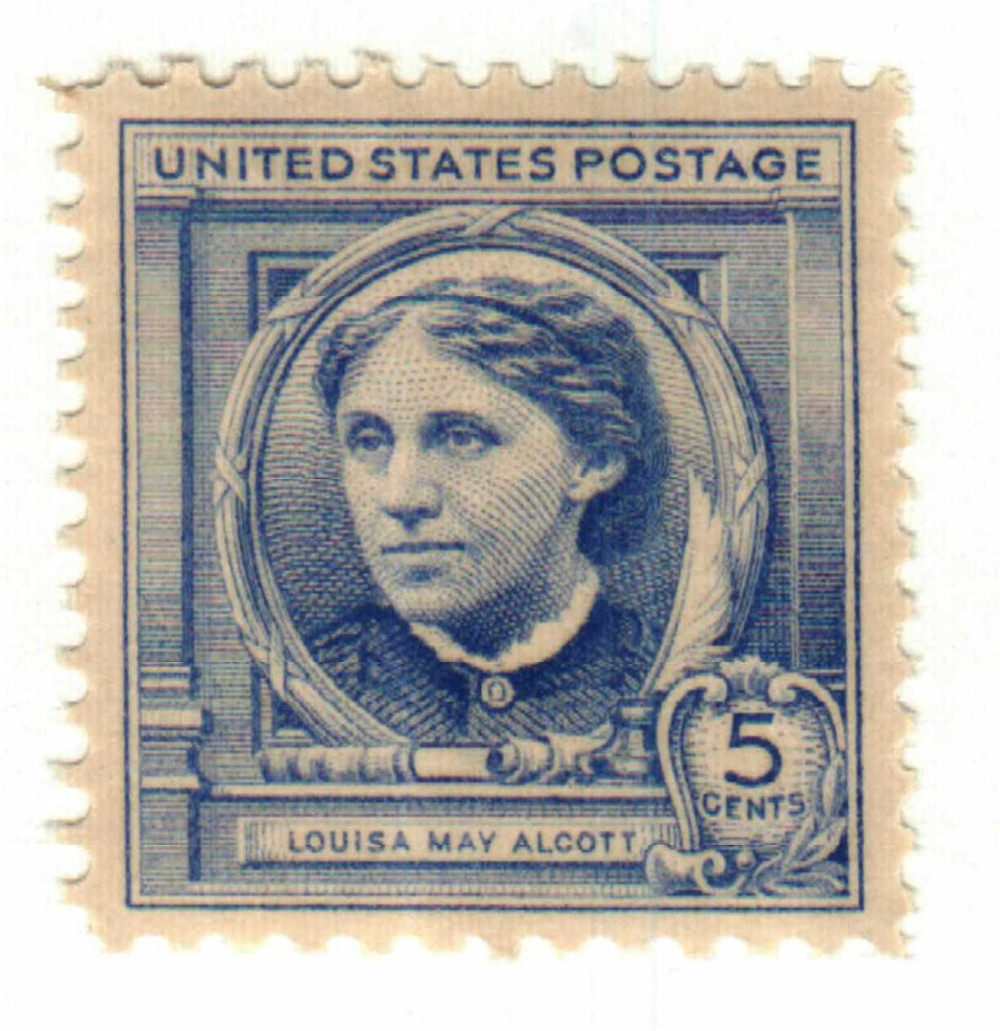862 - 1940 5c Famous Americans Series: Louisa May Alcott
