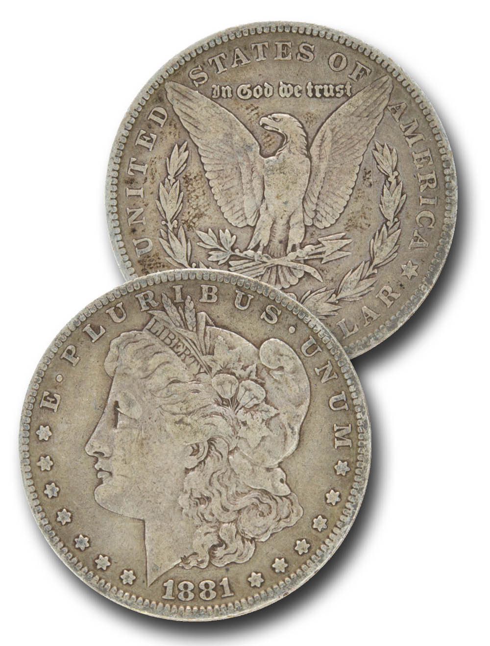 CW-881S - 1881-S Morgan Silver Dollar - Mystic Stamp Company