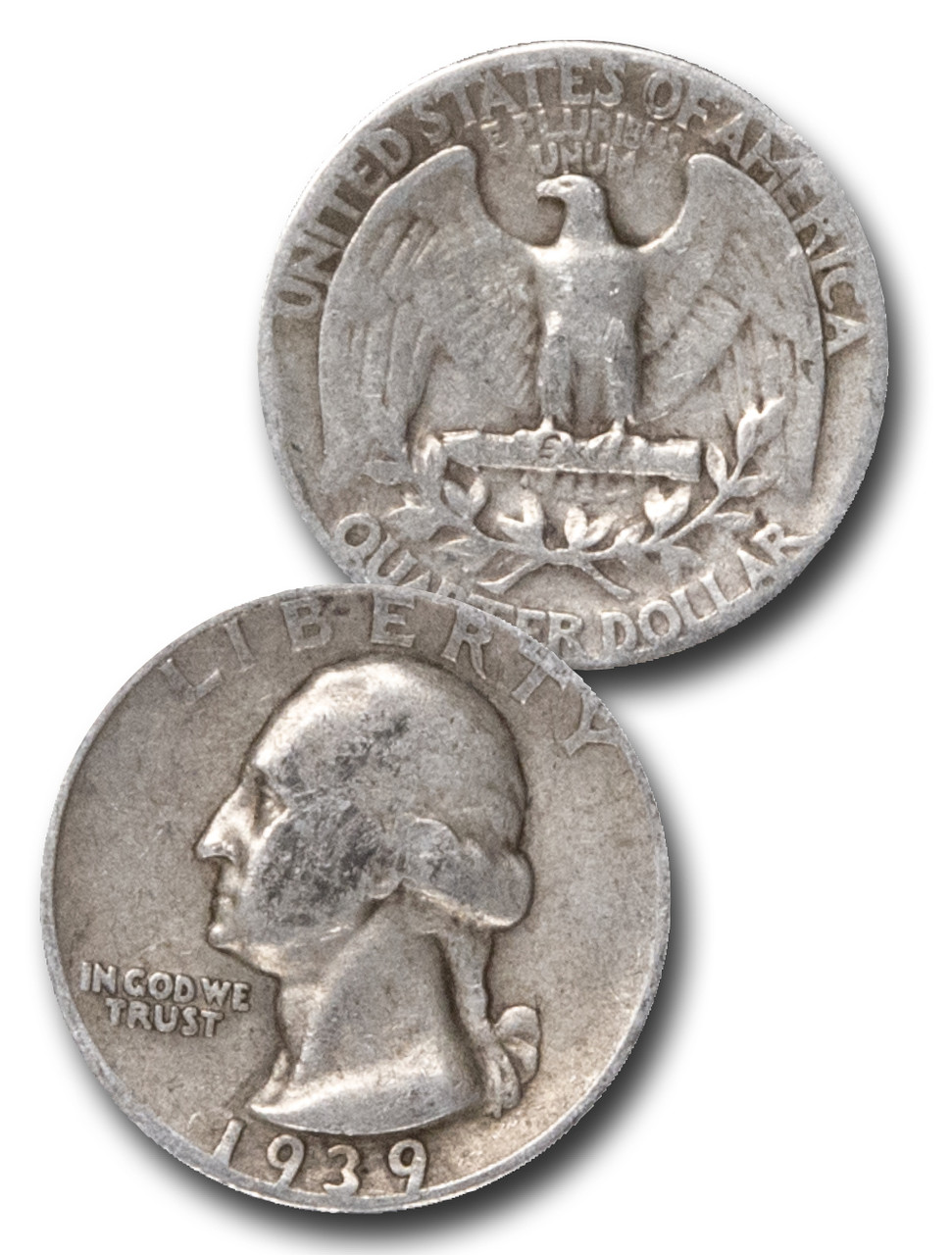 CQ-939 - 1939 George Washington Silver Quarter - Mystic Stamp Company