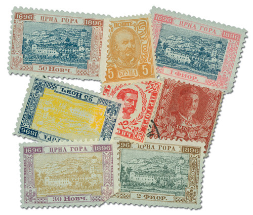 Montenegro, 25 Different Stamps