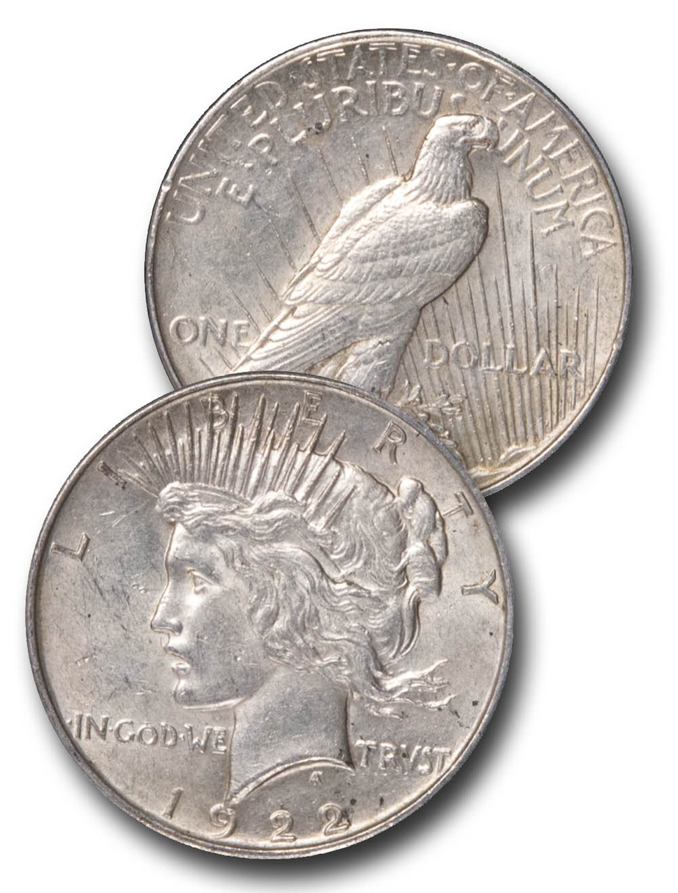 CW-922 - 1922 Peace Dollar - Mystic Stamp Company