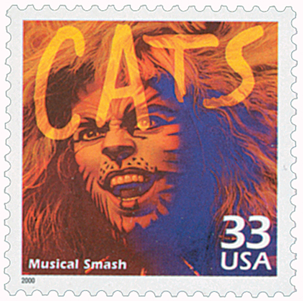 ❤︎ M ❤︎ 3190b - 2000 33c Celebrate the Century - 1980s: Musical