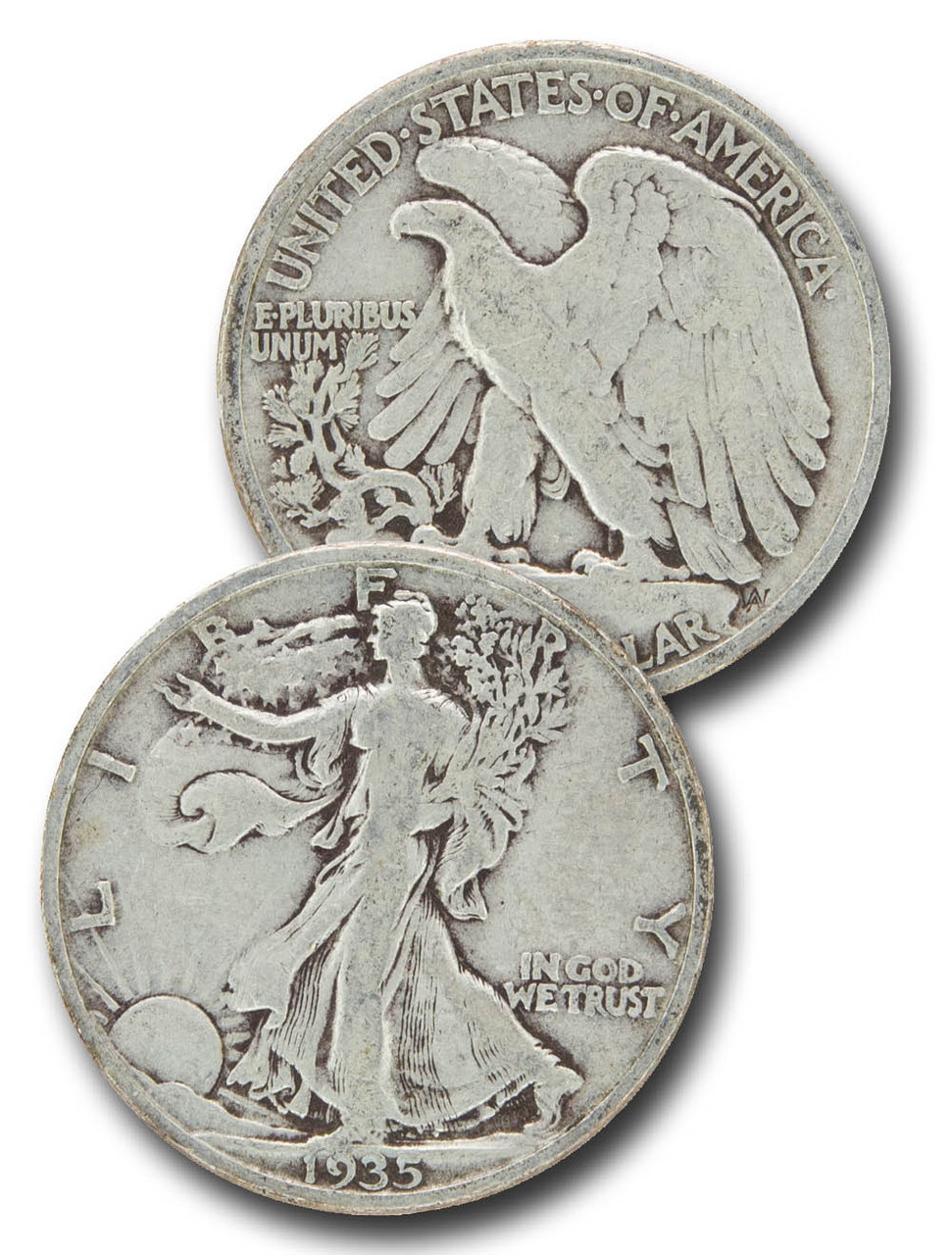 CH-935 - 1935 Walking Liberty Half Dollar - Mystic Stamp Company