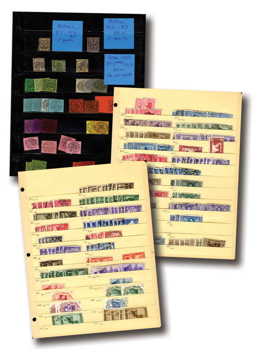 Italy 1863-1956 Stamp Collection