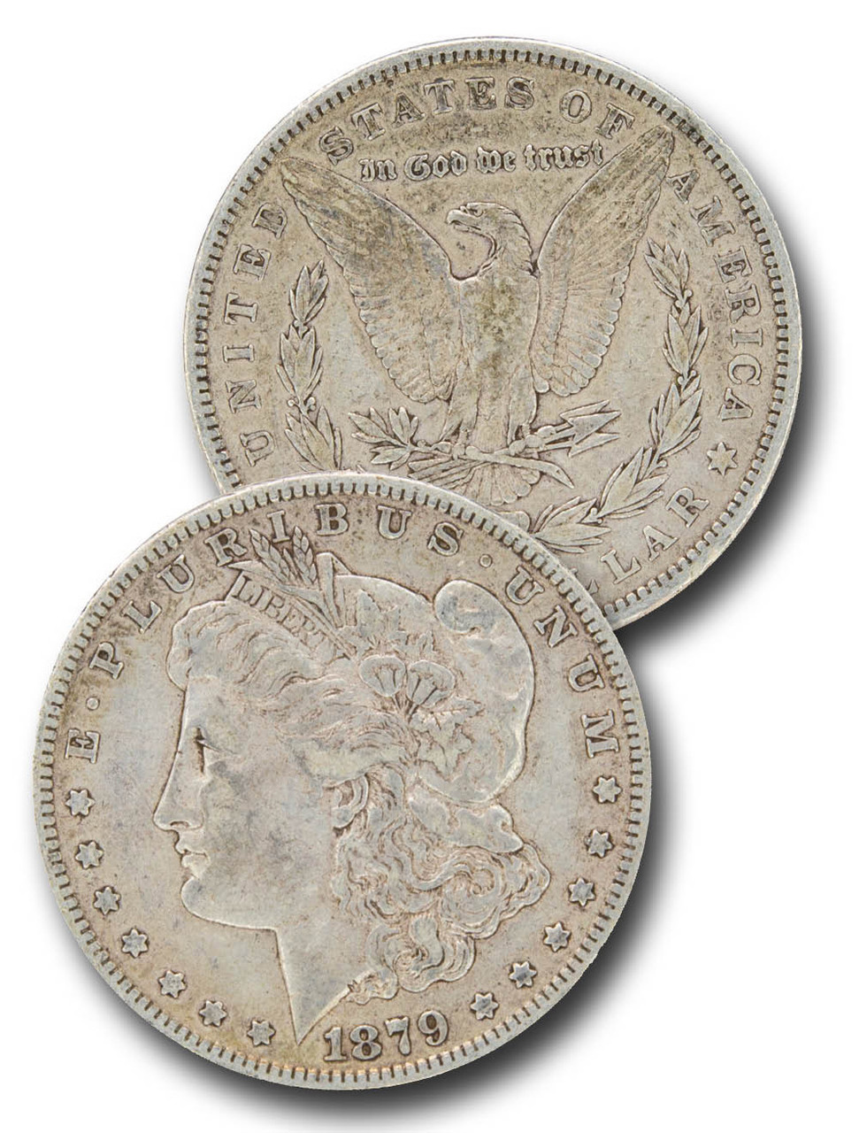 CW-879S - 1879-S Morgan Silver Dollar - Mystic Stamp Company