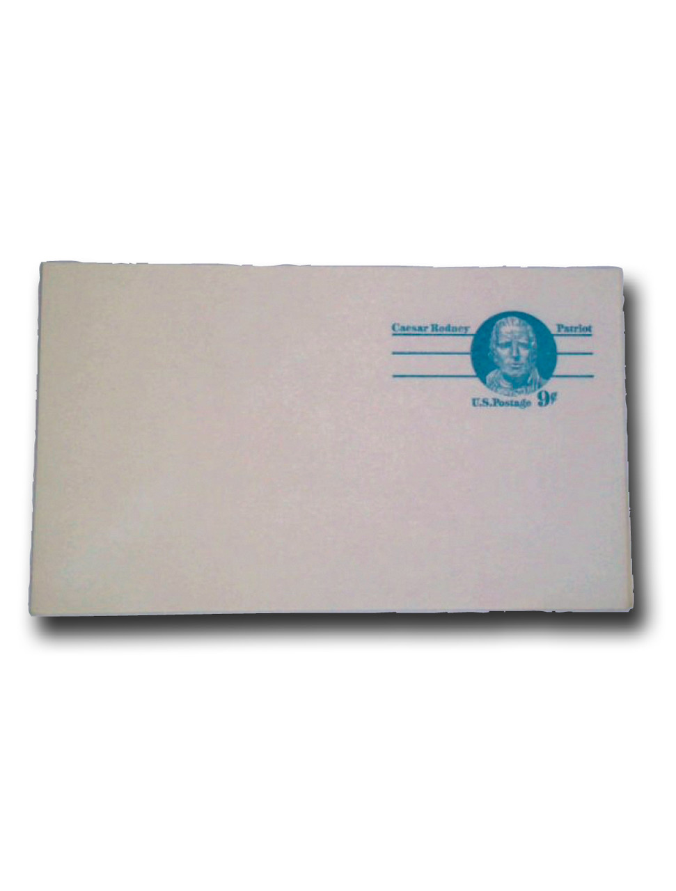 UY27 - 1976 9c Postal Card, Caesar Rodney, Gray Blue - Mystic