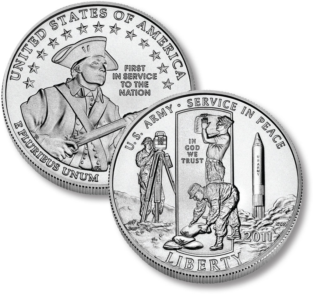 M12094 - 2011 US Army Clad Half Dollar, Uncirculated - Mystic