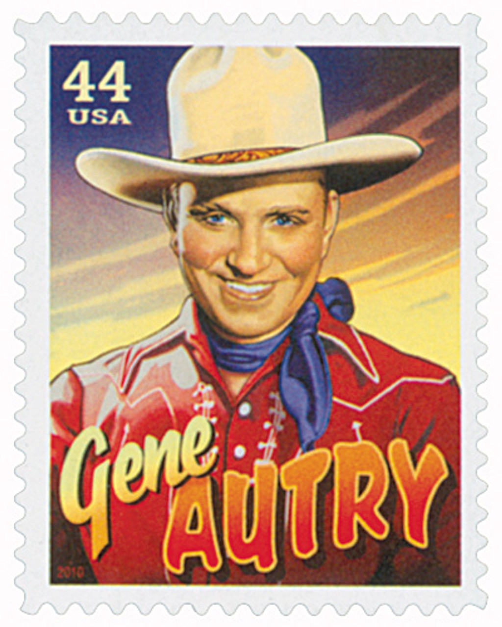 その他 Made in U.S.A  American Catalog 4449 - 2010 44c Cowboys of the Silver Screen - Gene Autry