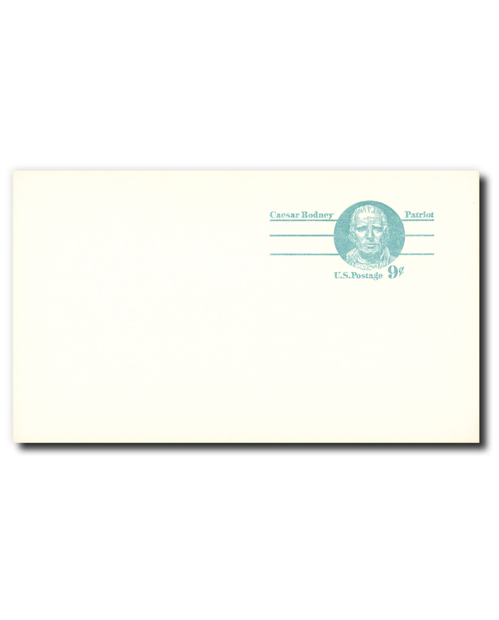 UX70 - 1976 9c Caesar Rodney, Postal Card - Mystic Stamp Company