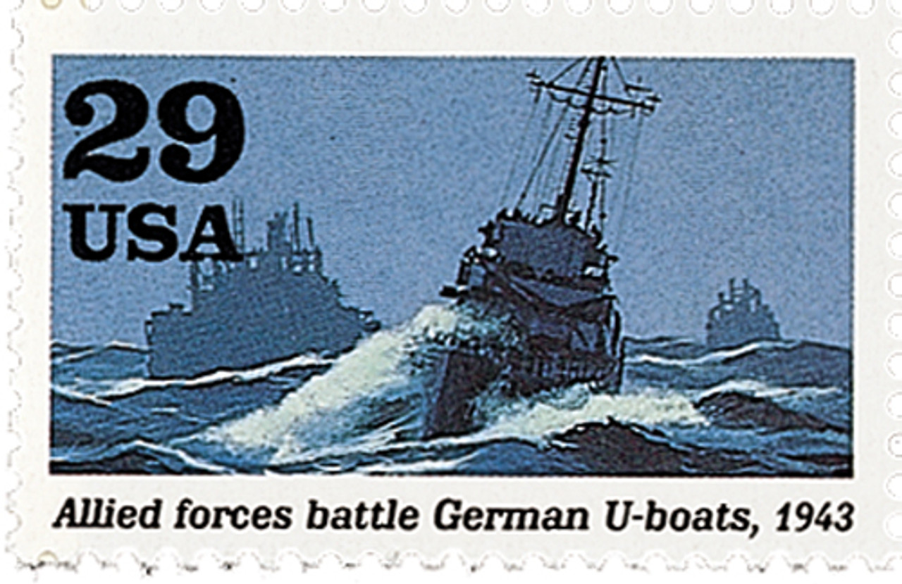 2765a - 1993 29c World War II: Allied Forces Battle German U