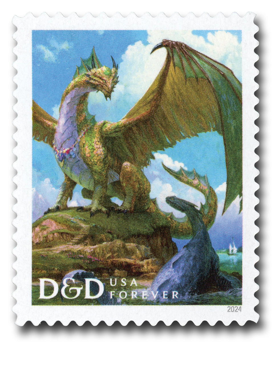 記念グッズ DeNA Baystars Memorial Stamp Collection 5909 - 2024 First-Class Forever Stamp - Dungeons & Dragons: Bronze