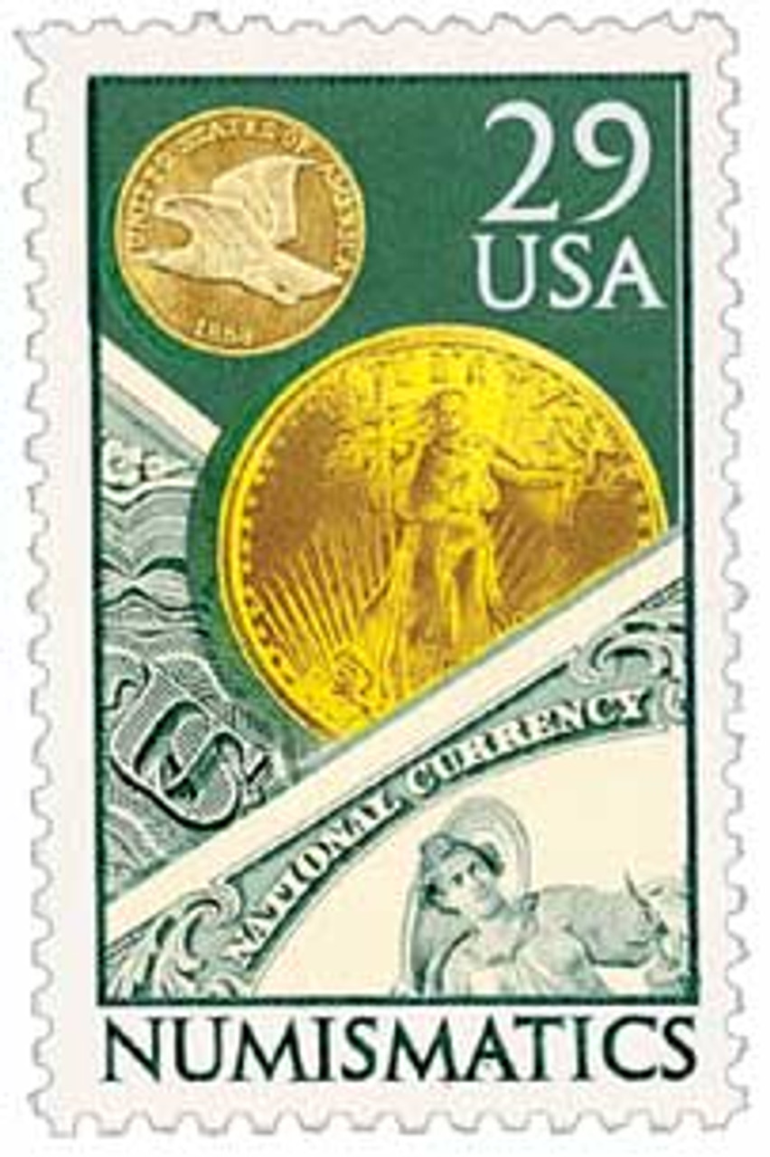 2558 - 1991 29c Numismatics 2558 - 1991 29c Numismatics