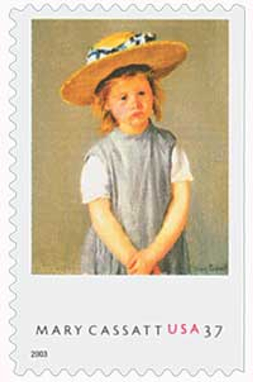 お杉わらべ a child wearing a straw  hat Child in a Straw Hat by Mary Cassatt
