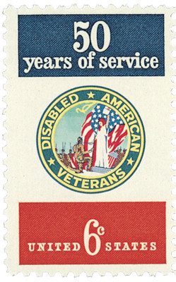 1421 - 1970 6c Disabled American Veterans - Mystic Stamp Company