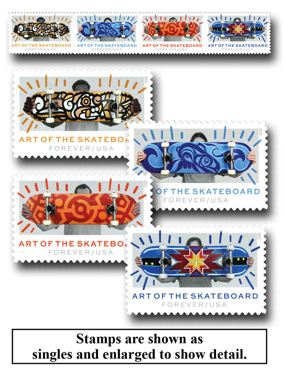 5763-66 - 2023 First-Class Forever Stamps - The Art of the