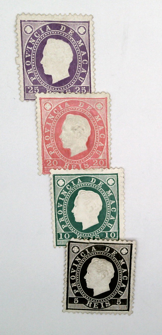 35-38 - 1888 Macao - Mystic Stamp Company