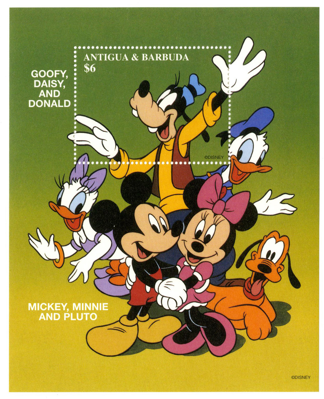 MDS238C - 1997 Disney Honors Friendships, Mint Souvenir Sheet